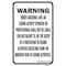 Signmission Safety Sign, 12 in Height, Aluminum, 18 in Length, 25178 A-1218-25178 - alternate 1